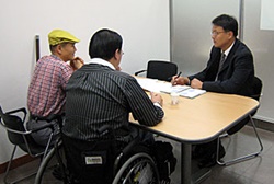 장애인기업 경영애로 상담 모습.ⓒ에이블뉴스DB